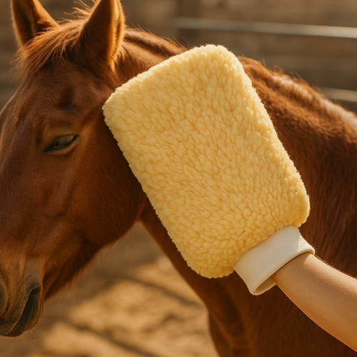 EquiHaven™ Ultra-Soft Grooming Mitt