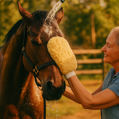 EquiHaven™ Ultra-Soft Grooming Mitt