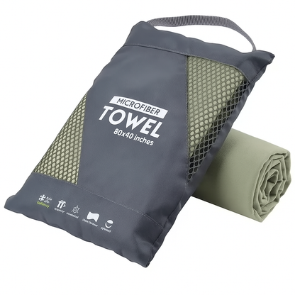 EquiHaven™ Quick-Dry Grooming Towel (40×80 cm)