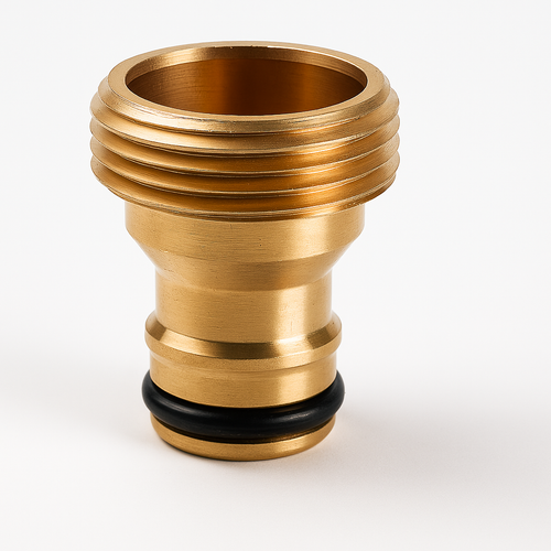 EquiHaven™ Solid Brass Quick-Connect Hose Adapter